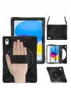 iPad 11.Nesil 2025 MRSA Defender Tablet Silikon - Siyah
