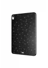 iPad Air 11 2024 Simli Parlak Görünümlü ile Uyumlu Tablet Koton Kılıf-Derin Mor 2