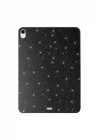 iPad Air 11 2025 M3 Simli Parlak Görünümlü ASMA Tablet Koton Kılıf - Siyah