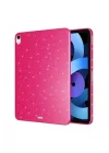 iPad Air 11 2025 M3 Simli Parlak Görünümlü ASMA Tablet Koton Kılıf - Siyah