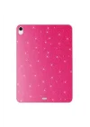 iPad Air 11 2025 M3 Simli Parlak Görünümlü JoieCreatif Tablet Koton Kılıf - Pembe Koyu 3