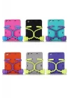 iPad ile Uyumlu 2 3 4 Eva Boxer Tablet Silikon - Kırmızı 2