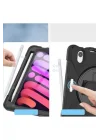iPad Mini ile Uyumlu 2021 (6.Nesil) SBT Defender Tablet Silikon - Siyah
