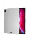 iPad Pro 11 2020 (2.Nesil) Simli Parlak Görünümlü ile Uyumlu Tablet Koton Kılıf-Gümüş 4