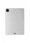 iPad Pro 11 2020 (2.Nesil) Simli Parlak Görünümlü ile Uyumlu Tablet Koton Kılıf-Gümüş 4