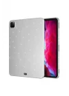 iPad Pro 11 2020 (2.Nesil) Simli Parlak Görünümlü ile Uyumlu Tablet Koton Kılıf-Gümüş 4