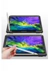 iPad Pro 11 2021 (3.Nesil) - ile Uyumlu ile Uyumlu MSRA Tablet Vega Kapak-Siyah