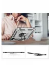 iPad Pro 11 2021 (3.Nesil) - ile Uyumlu ile Uyumlu MSRA Tablet Vega Kapak-Siyah