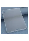 iPad Pro 13 2024 Kılıf Tablet Süper Silikon Kapak - Şeffaf