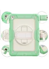 iPad Pro 9.7 ile uyumlu Kılıf Renkli Strap Zırh Case A1673 A1674 A1675