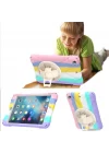 iPad Pro 9.7 ile uyumlu Kılıf Renkli Strap Zırh Case A1673 A1674 A1675