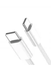 iPhone 15/16 ve Android İçin Type C-C, 60Watt PD, ÖRGÜLÜ, Hızlı Şarj Kablosu (100 CM)