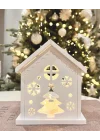 Işıltılı Dekoratif Tealight veya LED Tutucu Ev Modeli
