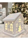 Işıltılı Dekoratif Tealight veya LED Tutucu Ev Modeli