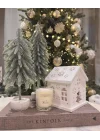 Işıltılı Dekoratif Tealight veya LED Tutucu Ev Modeli