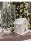 Işıltılı Dekoratif Tealight veya LED Tutucu Ev Modeli