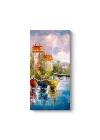 İspanya Kıyıları Manzara Tablosu 30 x 60