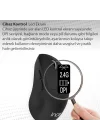 IWM-397T Kablosuz Mouse | 7D Sessiz Tuş 500mAh Şarjlı LED Gösterge Paneli 3200 DPI