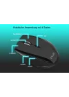 Iwm-500Gl Nano Laser Kablosuz Mouse, 2.4Ghz 800-1600Dpi