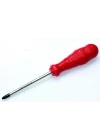 Izeltaş 4320184580 Rod Seri Yıldız Uçlu Tornavida, Kırmızı, 4.5 X 80 Mm