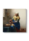 Johan Vermeer - Sütçü Kız Tablosu 80 x 80