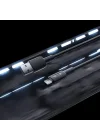 Juo 12W 2.4A USB-A to Lightning iPhone iPad ile Uyumlu Silikon Hızlı Şarj ve Data Kablosu Siyah 2 Metre