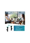 K9-D2 TYPE-C Lightning Dönüştürücülü Wireless Kablosuz Çiftli Yaka Mikrofonu