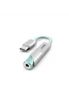 KA11 USB C - 3.5mm Ses Adaptörü 32bit/384 KHz, USB Tip C Dongle HiFi DAC Amplifikatör Android/iOS/Windows/Mac için (Gümüş, TC)