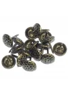 Kabara Oksit Benekli Dekoratif Çivi, Antik Bronz Renk, 10 Adet