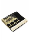 Kabe Desenli Ultra Plus Siyah Şönil Seccade (Kabe Kapısı 3)