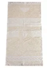Kabe Motifli Şönil Seccade Krem
