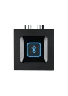Kablosuz Bluetooth Adaptör, PC/Mac/Akıllı Telefon/Tablet/AV Alıcısı için Bluetooth Adaptörü, Tek Tuşla Kolay Eşleştirme, Çoklu Erişim Özelliği, 3,5 mm Ses ve RCA Çıkışları, Siyah/Mavi | Bluetooth A...
