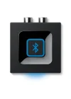 Kablosuz Bluetooth Adaptör, PC/Mac/Akıllı Telefon/Tablet/AV Alıcısı için Bluetooth Adaptörü, Tek Tuşla Kolay Eşleştirme, Çoklu Erişim Özelliği, 3,5 mm Ses ve RCA Çıkışları, Siyah/Mavi | Bluetooth A...