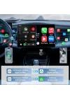 Kablosuz CarPlay Android Auto Kabloludan Kablosuza Çevirici USB ve Type-C Adaptör