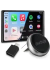 Kablosuz CarPlay ve Android Otomatik Adaptör - Mini Ultra 3 iPhone ve Android 11+, USB-A/Tip-C Tak ve Çalıştır, Hızlı Bağlantı, Çevrimiçi Yükseltme için Kablosuz Donglea OEM Kablolu