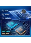 Kablosuz CarPlay ve Android Otomatik Adaptör - Mini Ultra 3 iPhone ve Android 11+, USB-A/Tip-C Tak ve Çalıştır, Hızlı Bağlantı, Çevrimiçi Yükseltme için Kablosuz Donglea OEM Kablolu