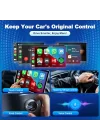 Kablosuz CarPlay ve Android Otomatik Adaptör - Mini Ultra 3 iPhone ve Android 11+, USB-A/Tip-C Tak ve Çalıştır, Hızlı Bağlantı, Çevrimiçi Yükseltme için Kablosuz Donglea OEM Kablolu