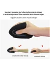 Kablosuz Optik Ergonomik Dikey Mouse 1600 DPI Dizüstü, Masaüstü, Yoğun kullanım