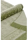 Kadife İnci Seccade Velvet Pearl (Yeşil)