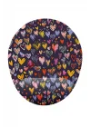 Kalp Desenli Bilek Destekli Mouse Pad