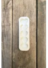 Kalp Şerit Silikon Mum Kalıbı