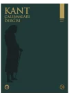 Kant Çalışmaları Dergisi Sayı 1