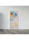 Kapı Giydirme Kapı Sticker Folyosu 3D Balık