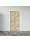 Kapı Giydirme Kapı Sticker Folyosu 3D Sarı Çiçekler