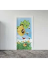 Kapı Giydirme Kapı Sticker Folyosu Arı Kovan