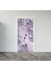 Kapı Giydirme Kapı Sticker Folyosu Çiçek Mücevher