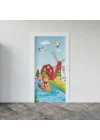 Kapı Giydirme Kapı Sticker Folyosu Dere Değirmen