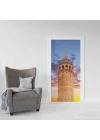 Kapı Giydirme Kapı Sticker Folyosu Galata Kulesi