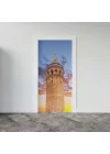 Kapı Giydirme Kapı Sticker Folyosu Galata Kulesi