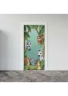 Kapı Giydirme Kapı Sticker Folyosu Hayvanlar